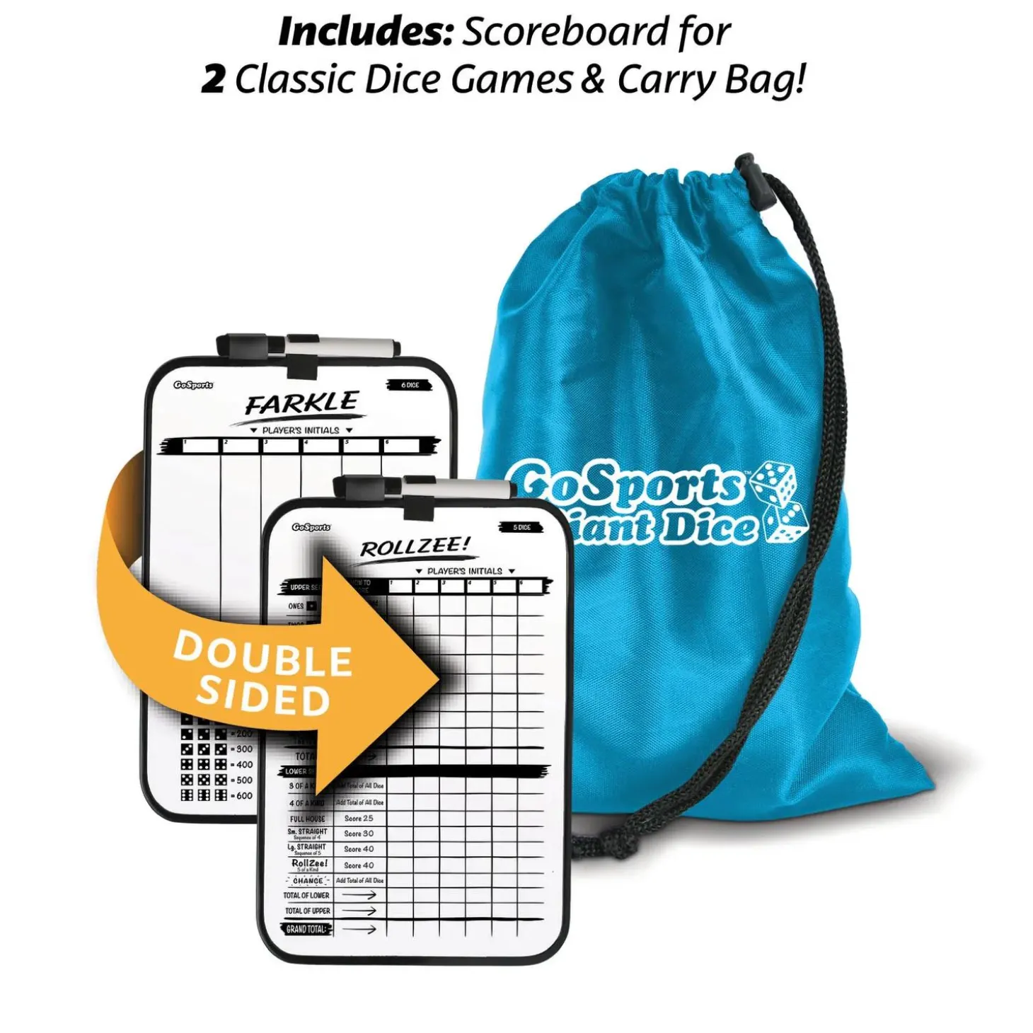 GoSports 6" Giant Inflatable Dice: 6 Pack