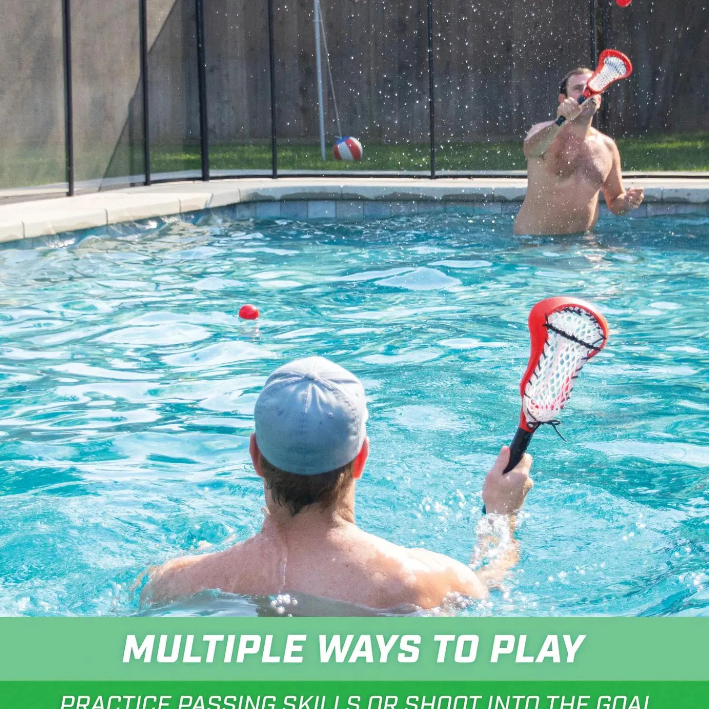 GoSports Lacrosse Floating Pool Goal Set
