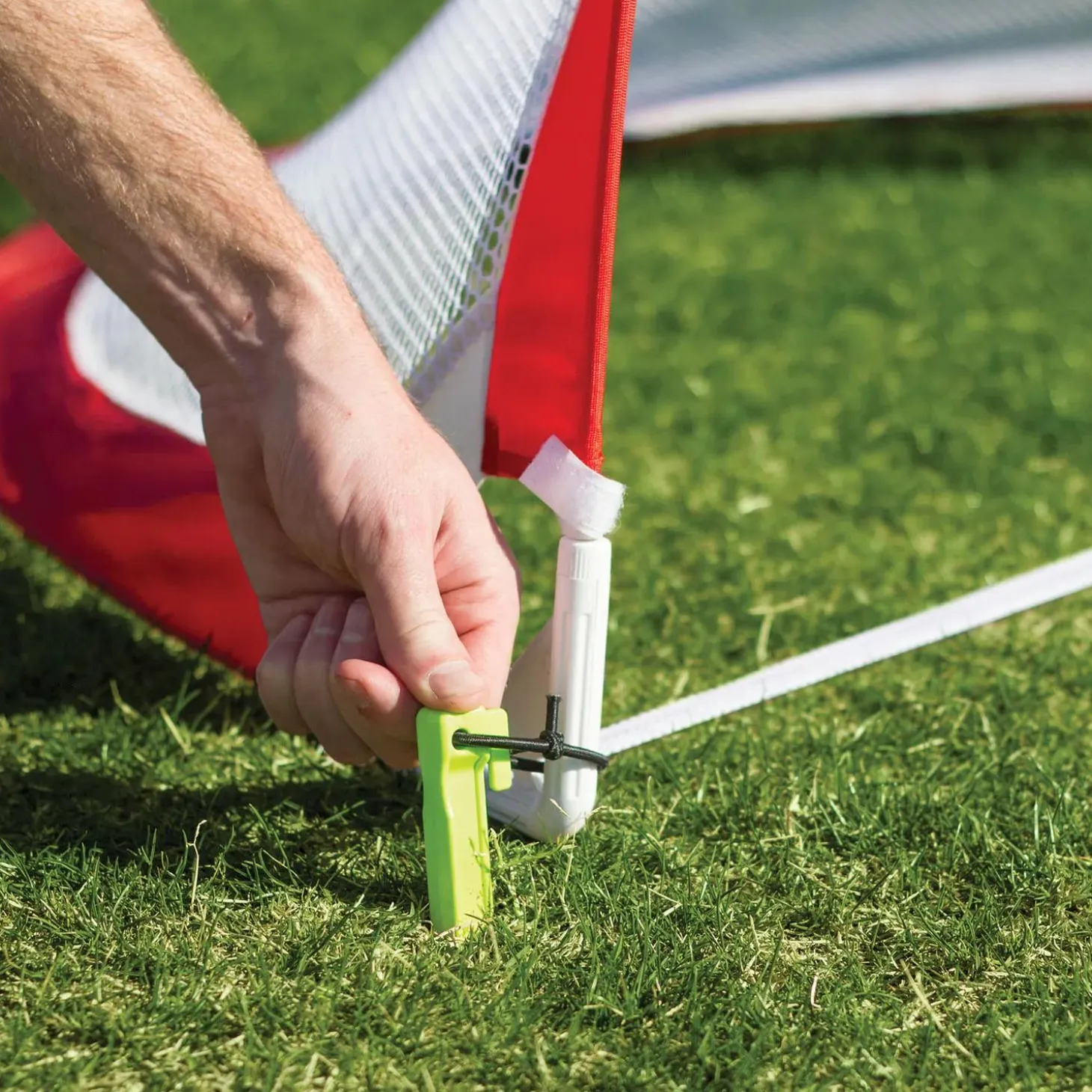 GoSports - Portable Pop Up Soccer Goals (6 ft wide): Set of 2