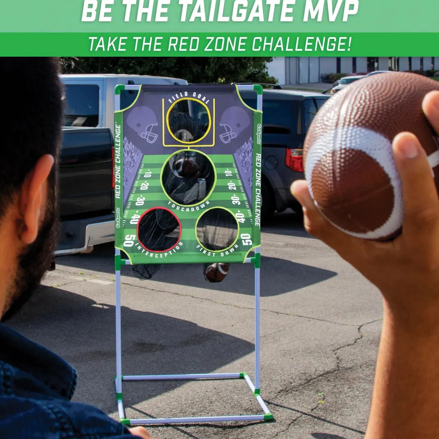 GoSports Red Zone Challenge Football Toss Game