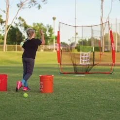 GoSports 7' x 7' Baseball & Softball Practice Hitting & Pitching Net