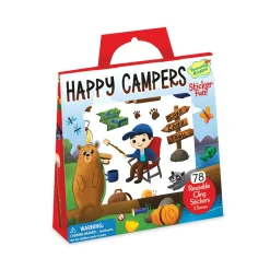 Happy Campers Reusable Sticker Tote