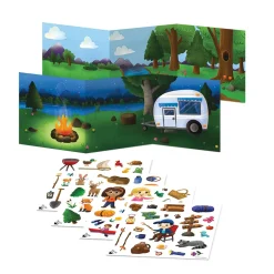 Happy Campers Reusable Sticker Tote