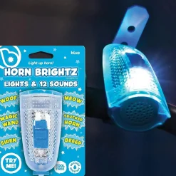 Horn Brightz Bike Lights & Multi-Sound Horn: Blue