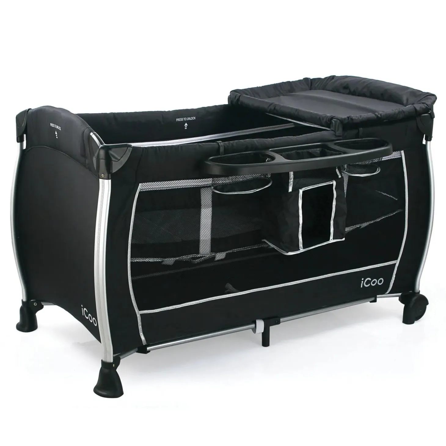 Icoo Panama Portable Play Yard: Black