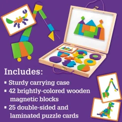 Imagination Magnets Wooden Magnetic Building Toy for Kids