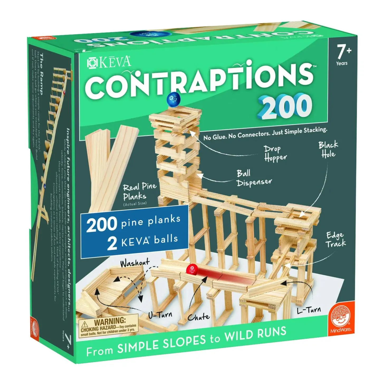 KEVA® Contraptions 200 Plank Set