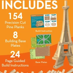 KEVA® Models Monuments Building Set