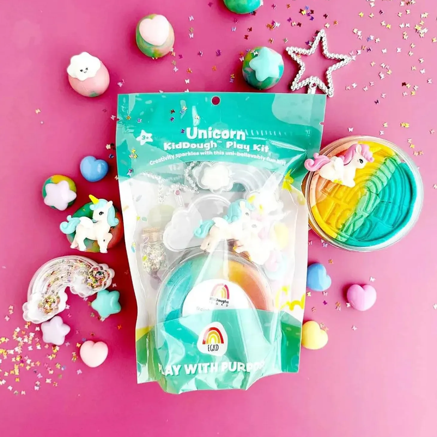KidDough™ Scented Dough Play Kit: Unicorn