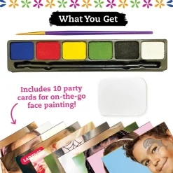 KLUTZ Face Painting Kit – All-in-One Creative Party Set