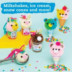 KLUTZ Mini Pom-Pom Food Animals Kit!