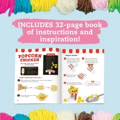 KLUTZ Mini Pom-Pom Food Animals Kit!