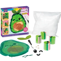 Latchkits Avocado Pillow Latch Hook Craft Kit
