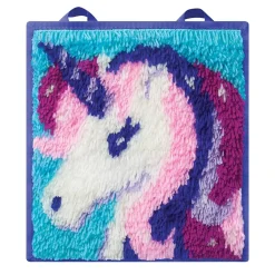 LatchKits Latch Hook Craft Kit: Unicorn