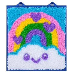 LatchKits Latch Hook Craft Kit: Rainbow