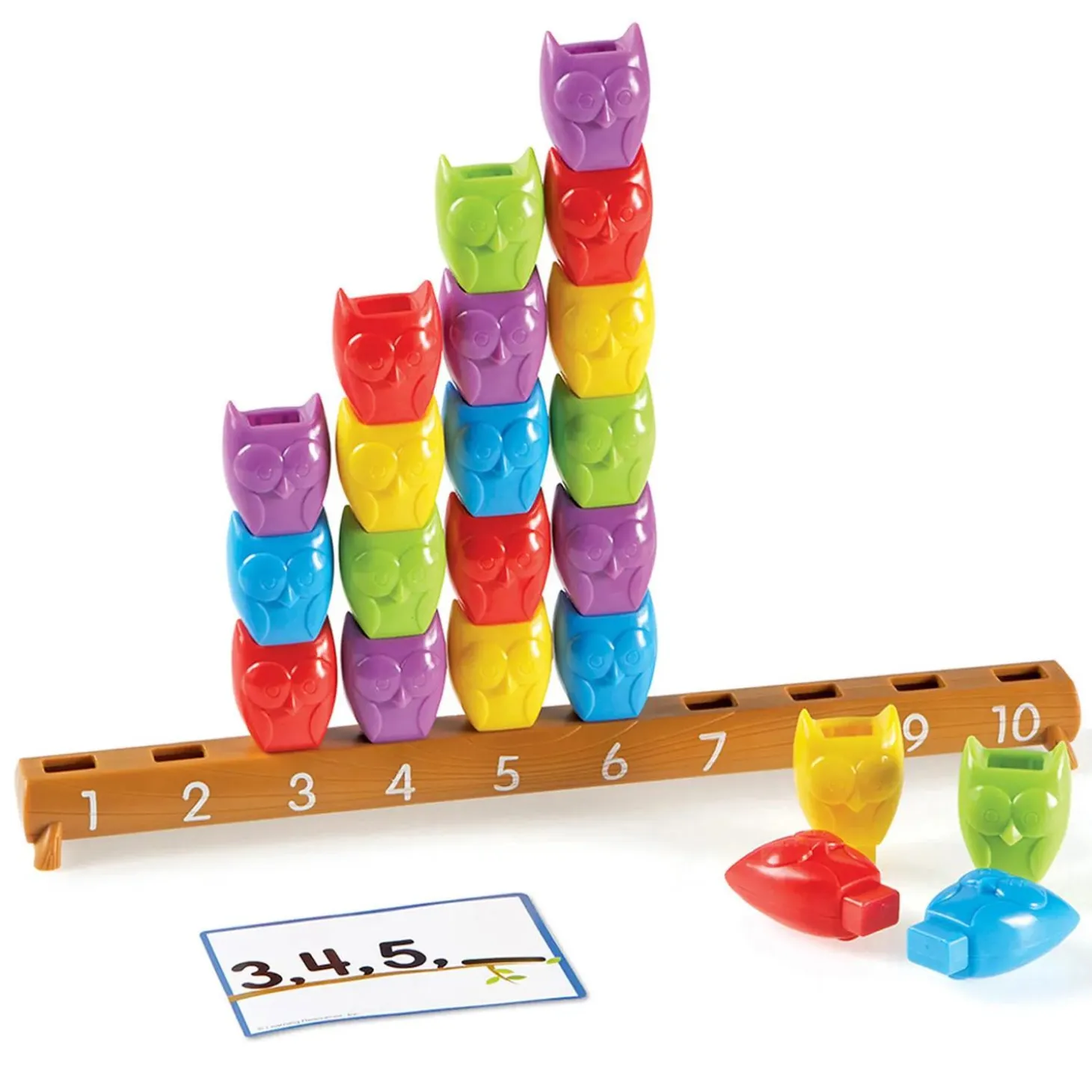 Learning Resources 1–10 Counting Owls Activity Set
