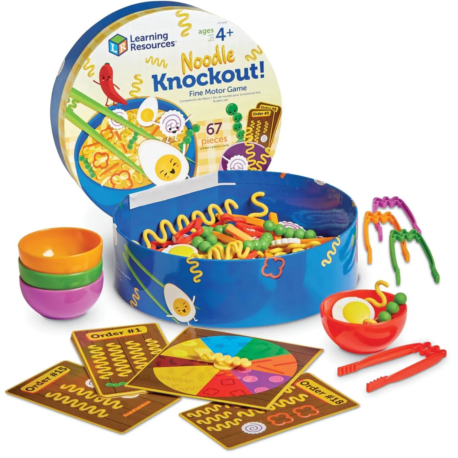 Learning Resources Noodle Knockout Fine Motor Game