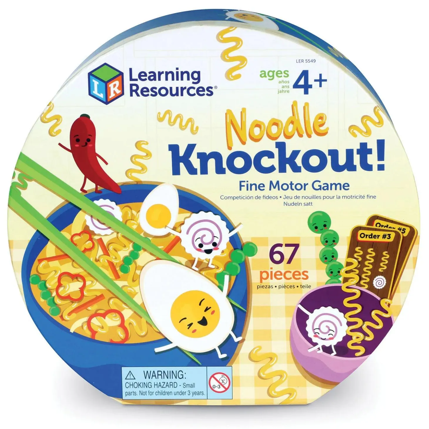 Learning Resources Noodle Knockout Fine Motor Game