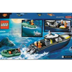LEGO® City Police Boat Chase Building Toy 60456