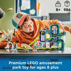 LEGO® City Robot World Roller-Coaster Park Toy Building Set 60421