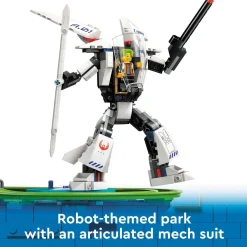 LEGO® City Robot World Roller-Coaster Park Toy Building Set 60421