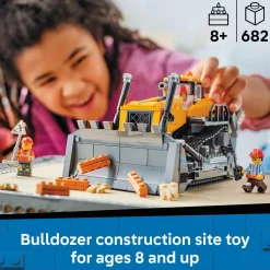 LEGO® City Yellow Bulldozer Construction Site 60466