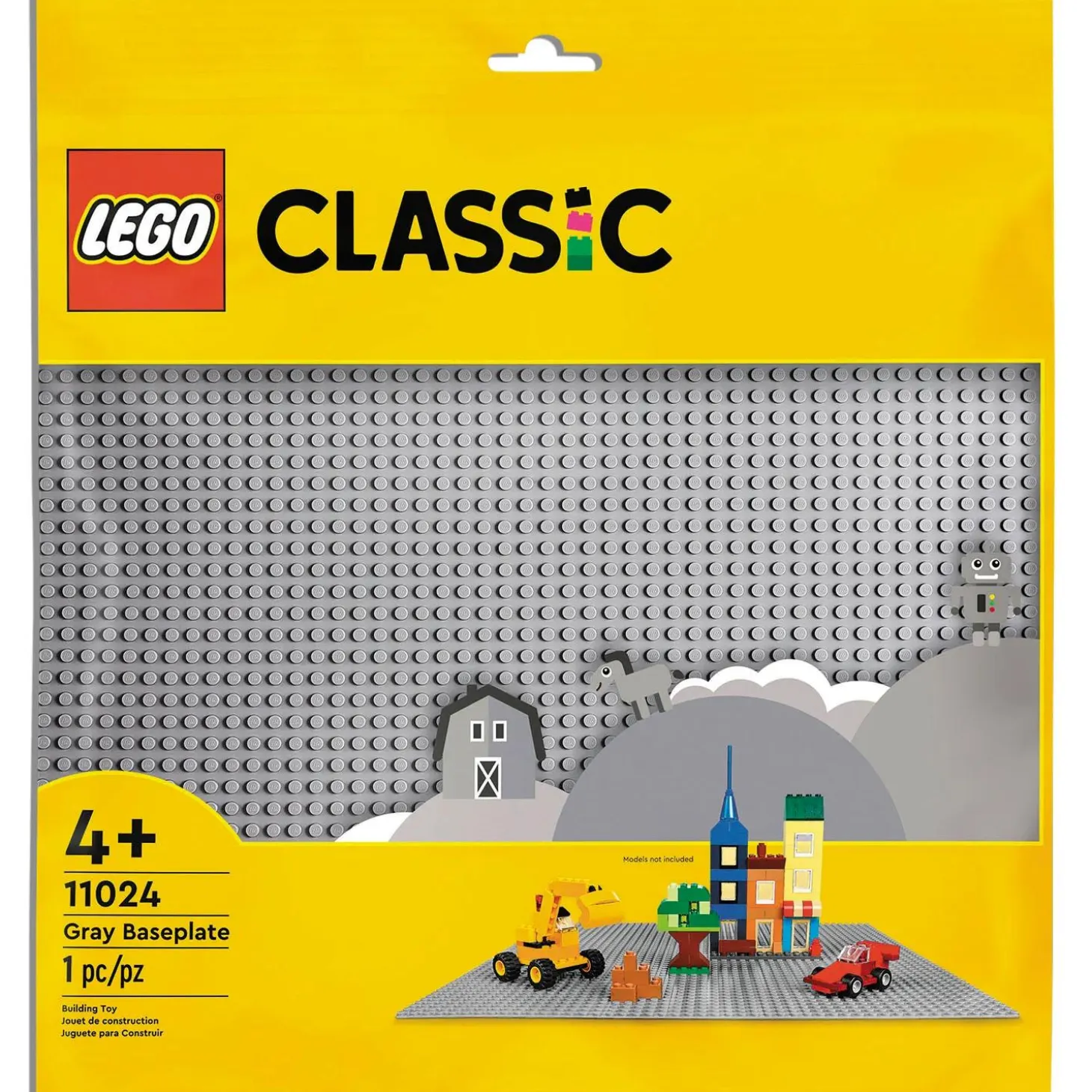 LEGO® Classic Gray Baseplate 11024