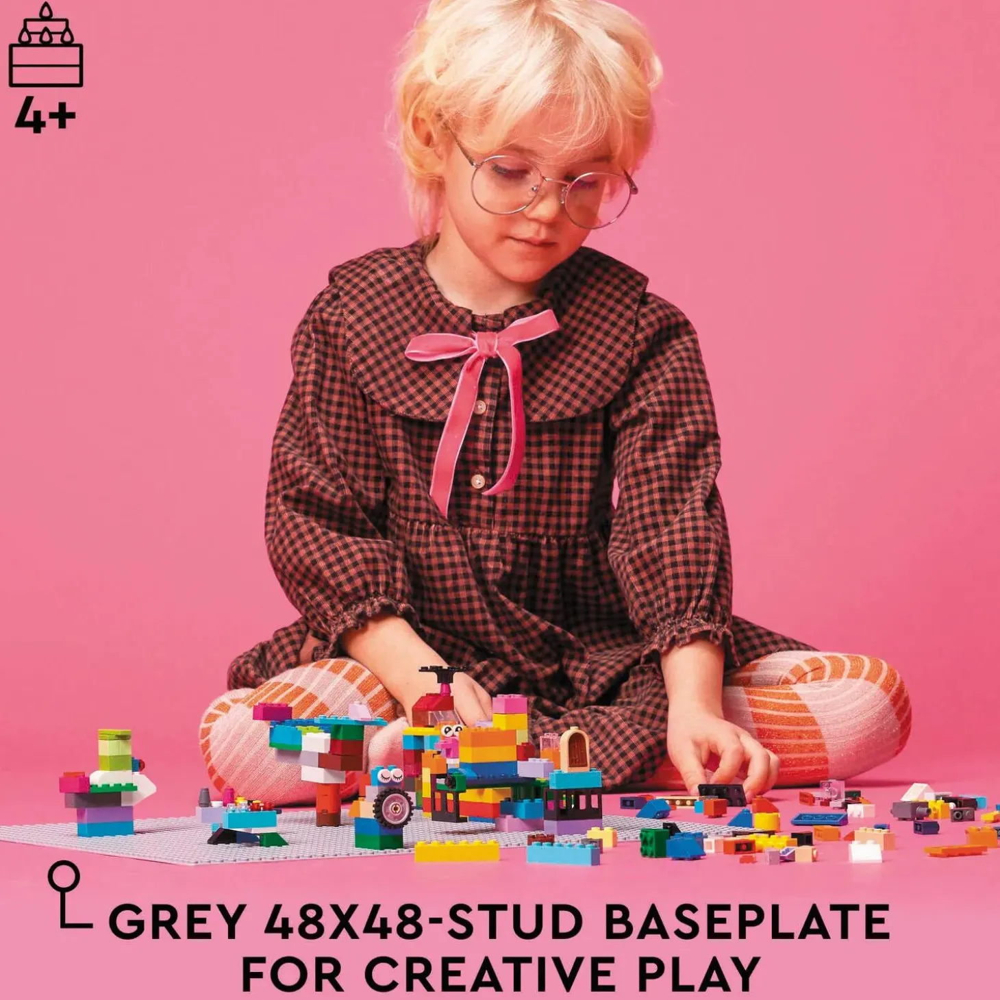 LEGO® Classic Gray Baseplate 11024