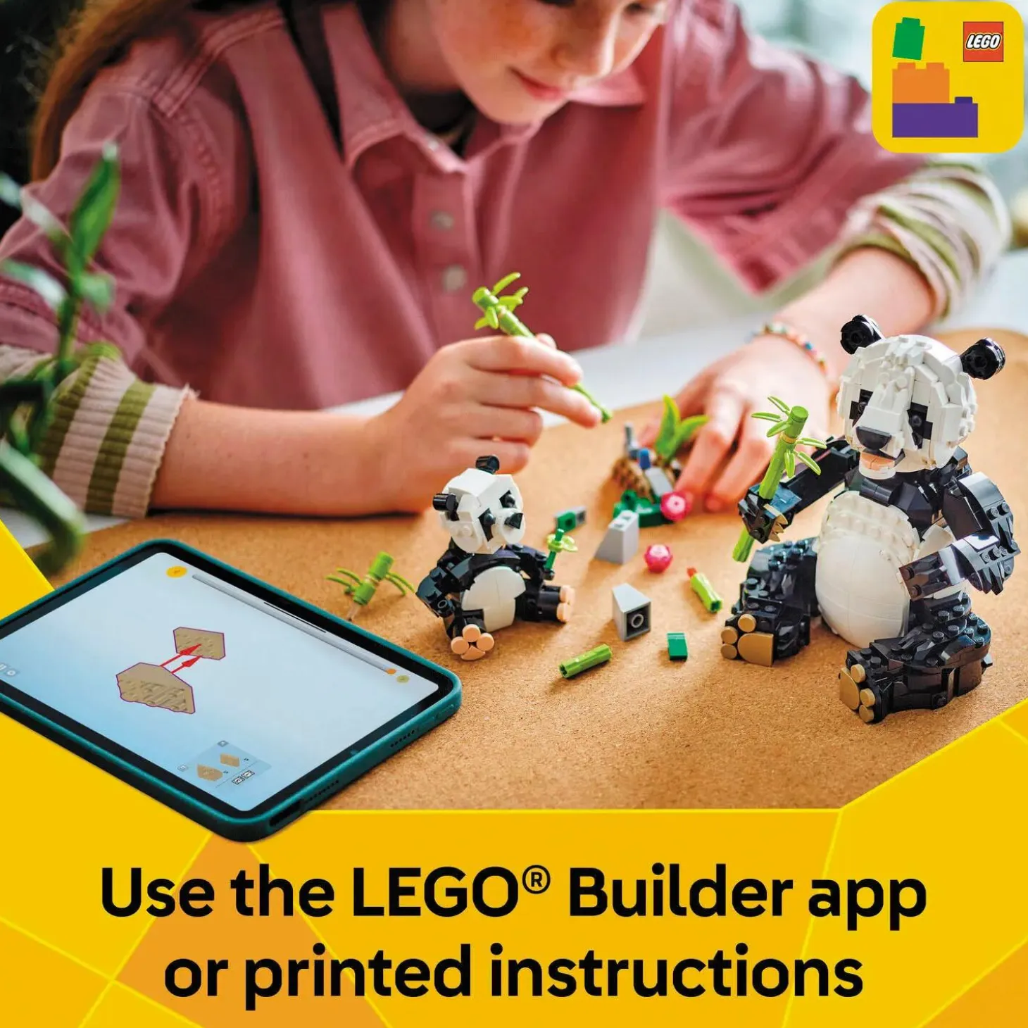 LEGO® Creator 3 in 1 Wild Animals: Panda, Penguin or Orca Set 31165