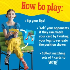 Legs Crossed - The Get-Up & Go-Fish Game