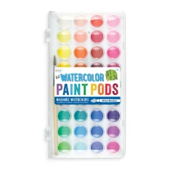 Lil’ Watercolor Paint Pods – 36 Washable Colors, Portable Travel Case