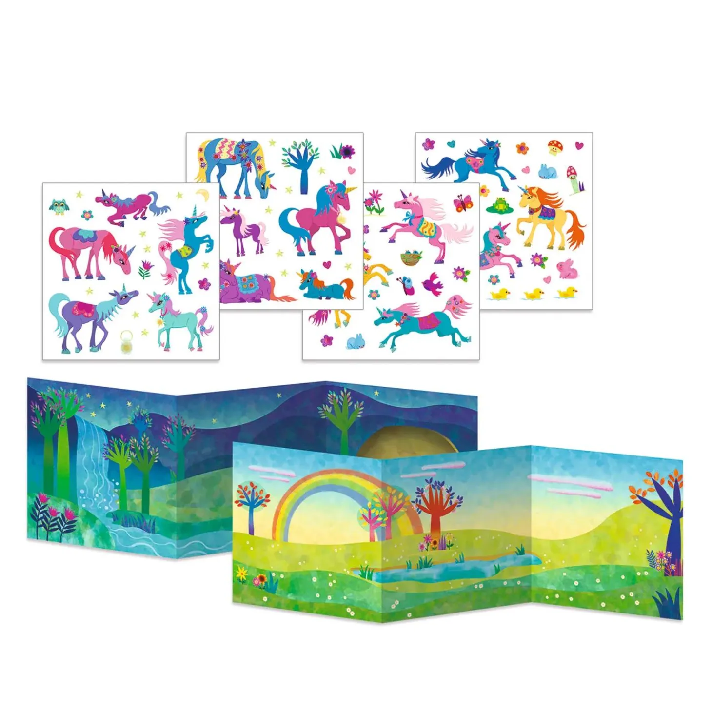 Magical Unicorns Reusable Sticker Tote