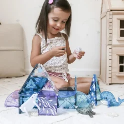 MAGNA-TILES® Arctic Animals 25-Piece Magnetic Construction Set, The ORIGINAL Magnetic Building Brand