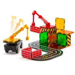 MAGNA-TILES® Builder 32-Piece Magnetic Construction Set, The ORIGINAL Magnetic Building Brand