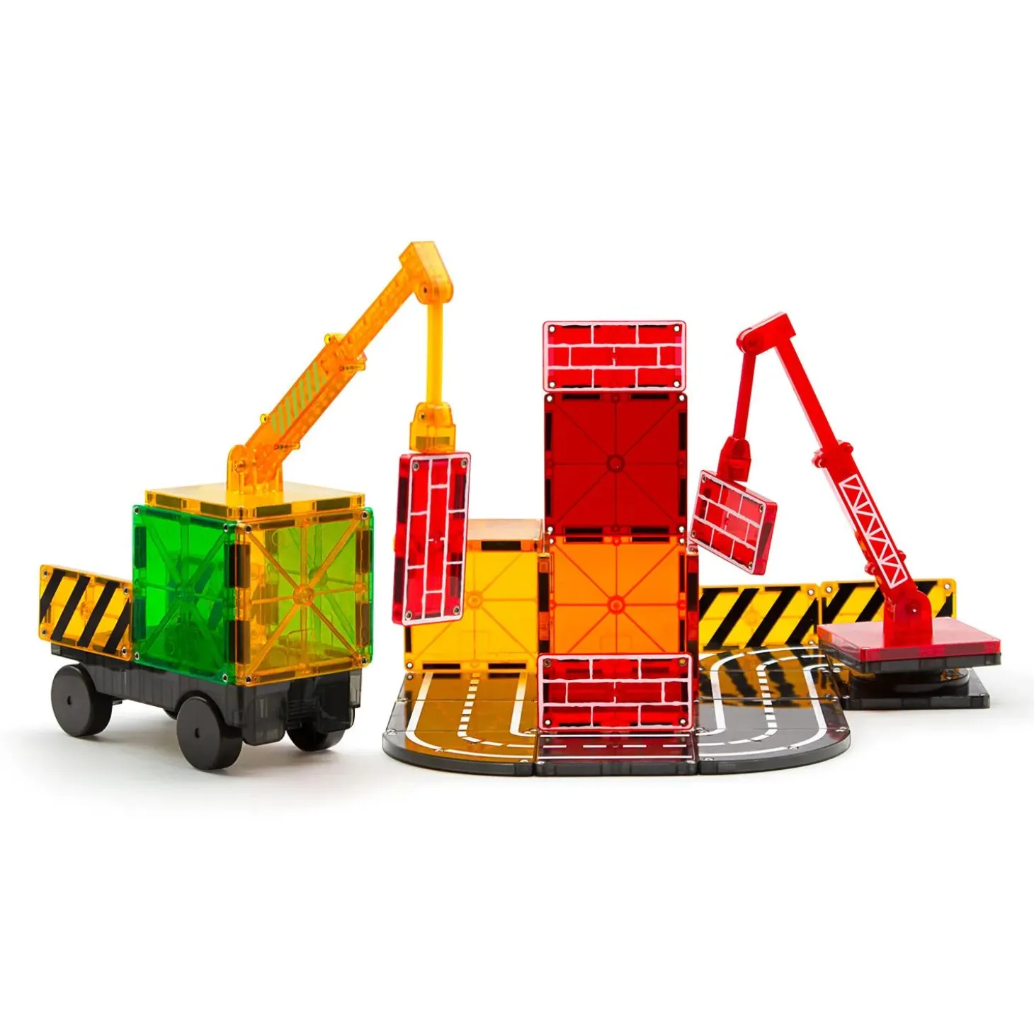 MAGNA-TILES® Builder 32-Piece Magnetic Construction Set, The ORIGINAL Magnetic Building Brand