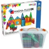 MAGNA-TILES® DX 48-Piece Magnetic Construction Set with FREE Storage Bin
