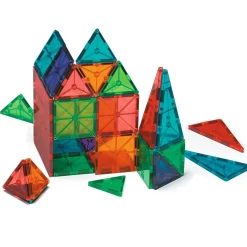 MAGNA-TILES® 148-Piece Magnetic Construction Set with FREE Storage Bin