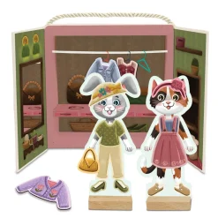 Magnetic Dress Up: Cozy Critters Playset