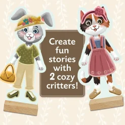 Magnetic Dress Up: Cozy Critters Playset
