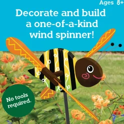 Make Your Own Bumble Bee Wind Spinner Craft Kit