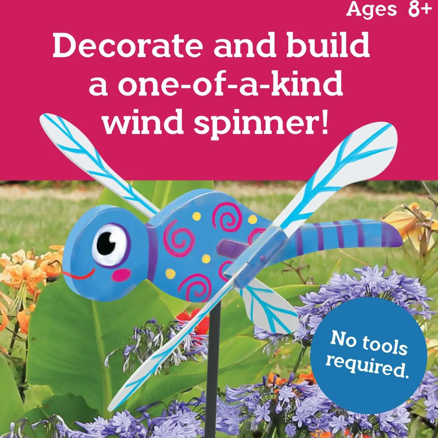 Make Your Own Dragonfly Wind Spinner Craft Kit