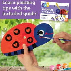 Make Your Own Ladybug Wind Spinner Craft Kit