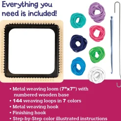 Make Your Own Potholder Weaving Loom Kit