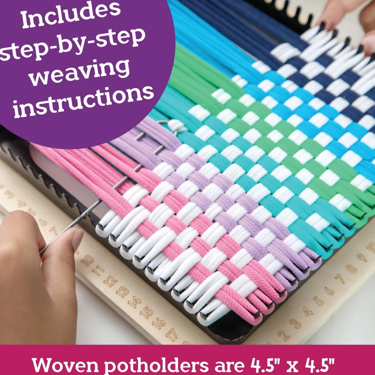 Make Your Own Potholder Weaving Loom Kit