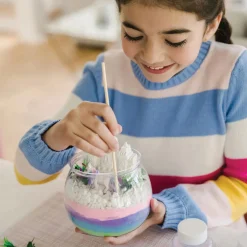 Make Your Own Unicorn Kingdom Craft Kit for Kids, DIY Unicorn Sand Art Terrarium
