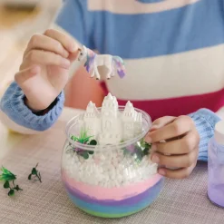 Make Your Own Unicorn Kingdom Craft Kit for Kids, DIY Unicorn Sand Art Terrarium