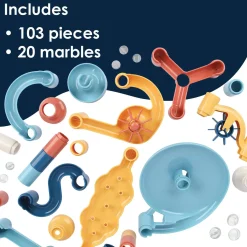 Marble Run 103 Piece Set: Calming Colors