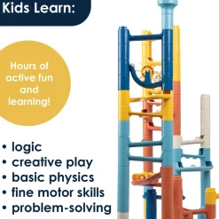 Marble Run 103 Piece Set: Calming Colors