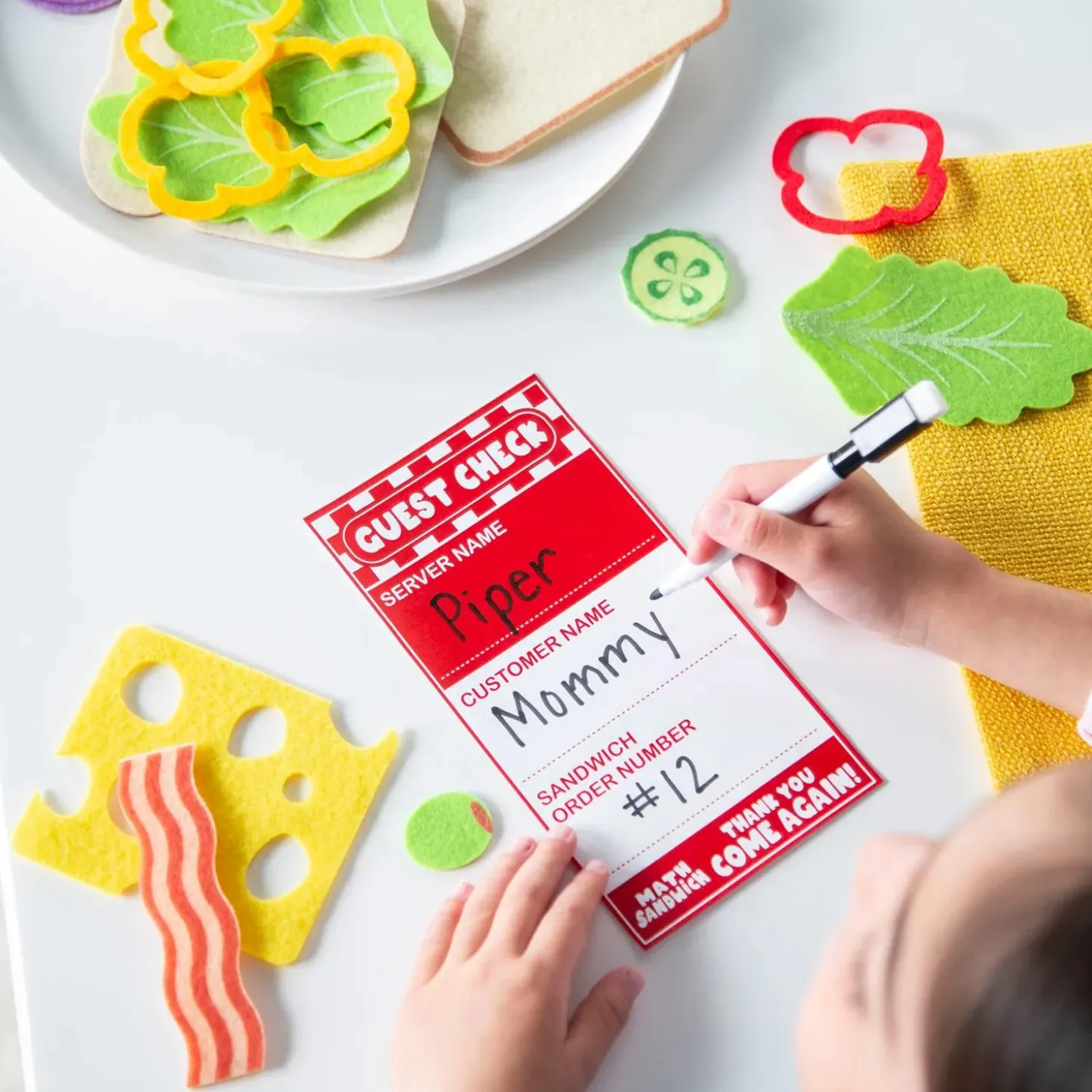 Math Sandwich Peaceable Kingdom Preschool Math Game