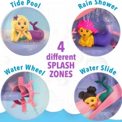 Mermaid Color Splash Water Park Bath Toy Set